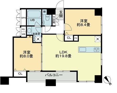 クロスレジデンス蒲田 間取り