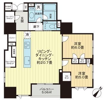パークホームズ日本橋人形町ザレジデンス 間取り