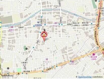 イクシア中野弥生町 地図（共通）
