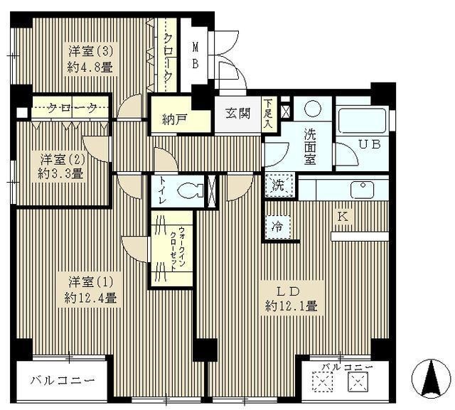 エステージ御殿山 間取り