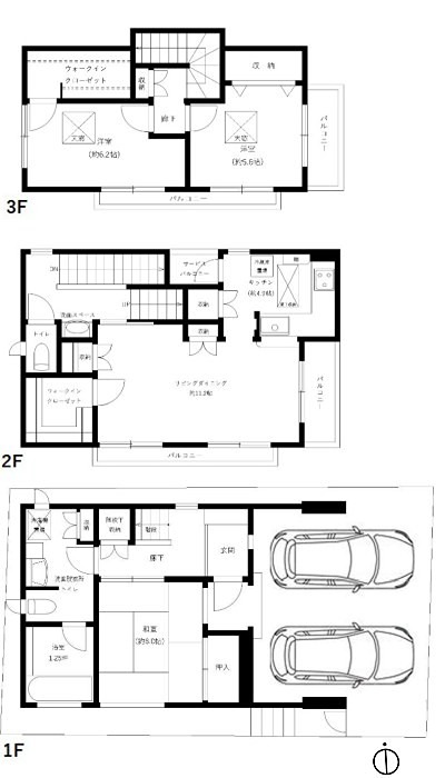 宮坂2丁目戸建 間取り