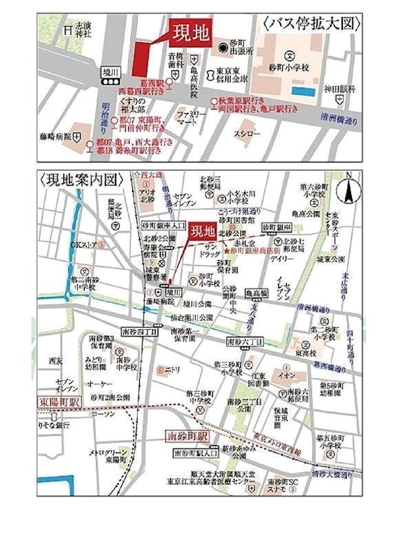 SAKURAレジデンス 地図（共通）