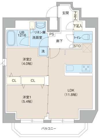 レオーネ池袋SOUTH 間取り