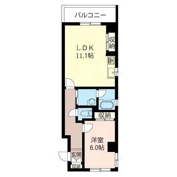 エスティメゾン三軒茶屋Ⅱ 間取り