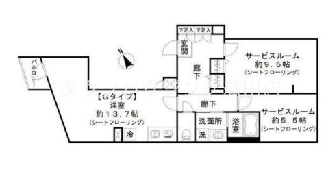 アイディ西馬込12 間取り