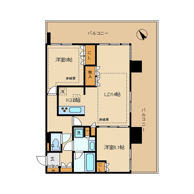 シティタワー新宿 間取り