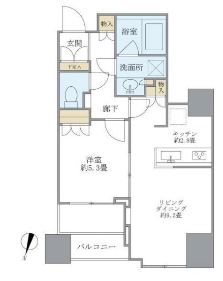 大崎ウエストシティタワーズWEST 間取り