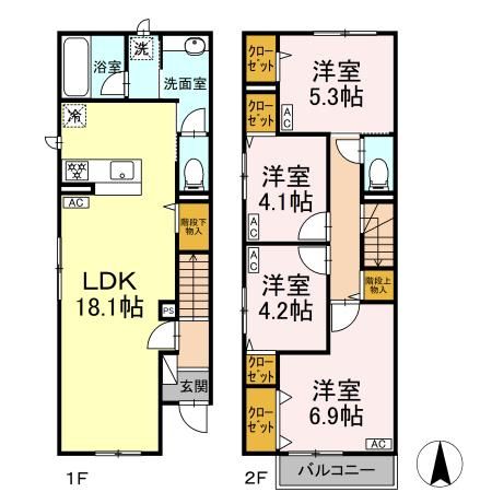 赤堤4丁目PJ 間取り