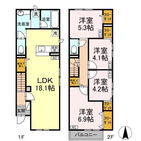 赤堤4丁目PJ 間取り