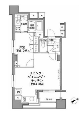 パークハビオ八丁堀 間取り