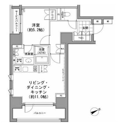 パークハビオ八丁堀 間取り