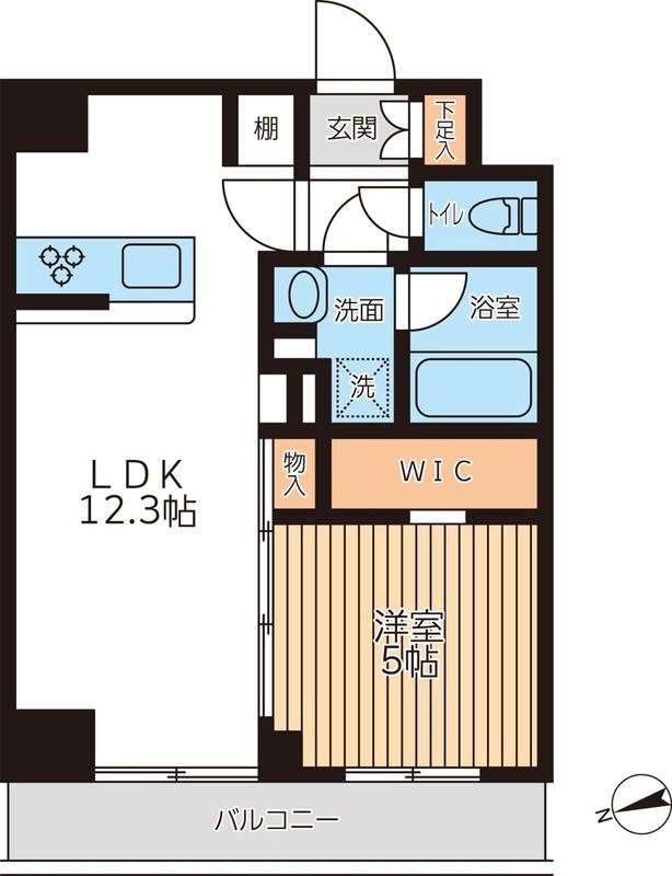 アジールコート西馬込Ⅱ  間取り