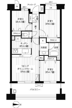 パークビューステージ東陽町 間取り