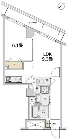 カスタリア本駒込 間取り