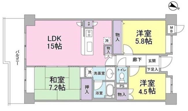 アイルサイドテラス 間取り