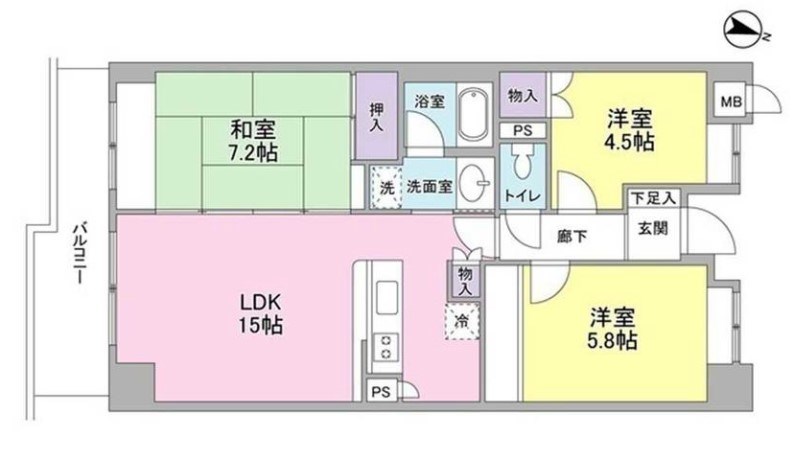 アイルサイドテラス 間取り