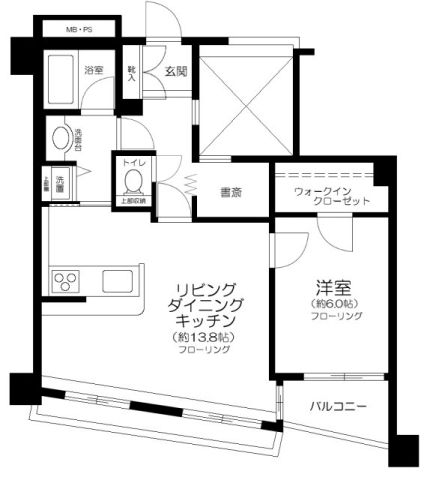 東京都中野区東中野１丁目 間取り