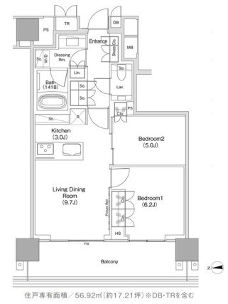 JIYUGAOKA MUSE SQUARE THE RESIDENCE 間取り