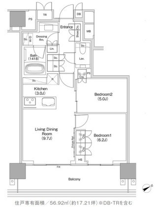 JIYUGAOKA MUSE SQUARE THE RESIDENCE 間取り