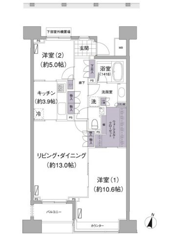 アビティ目黒 間取り