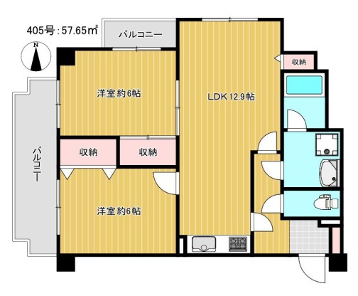 ライオンズガーデン三鷹第2 間取り