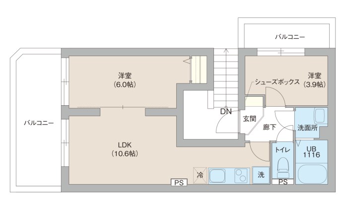 レピュア早稲田レジデンスⅢ 間取り