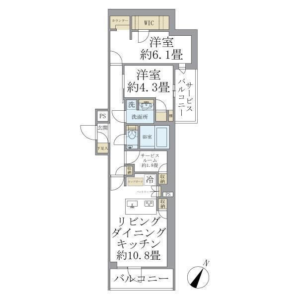 コンポジット渋谷初台  間取り