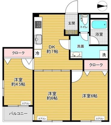 ハイツカメリア 間取り