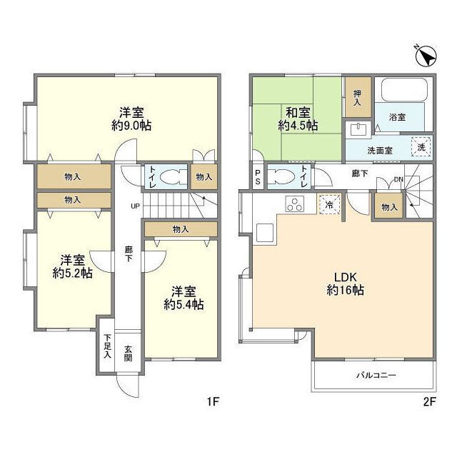 東京都新宿区中落合３丁目 間取り