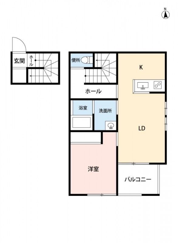 Casa soleggiata 間取り