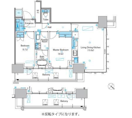パークアクシス豊洲キャナル 間取り