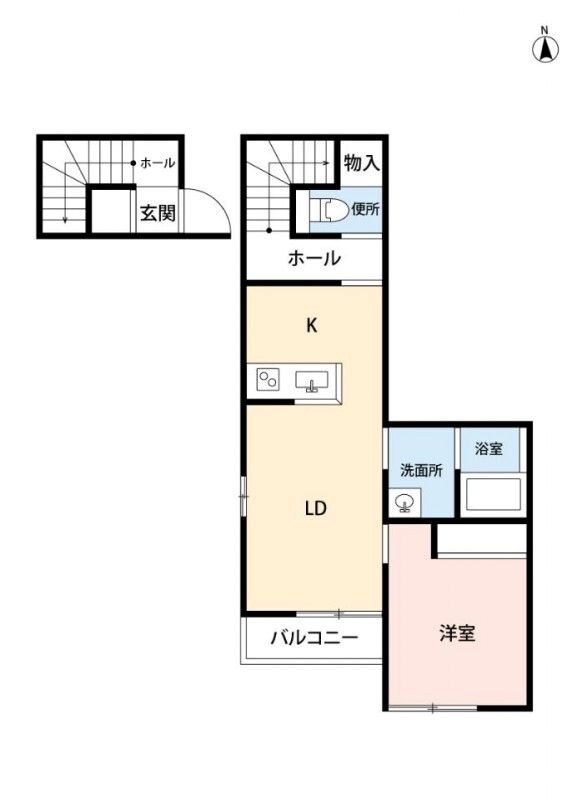 Casa soleggiata 間取り