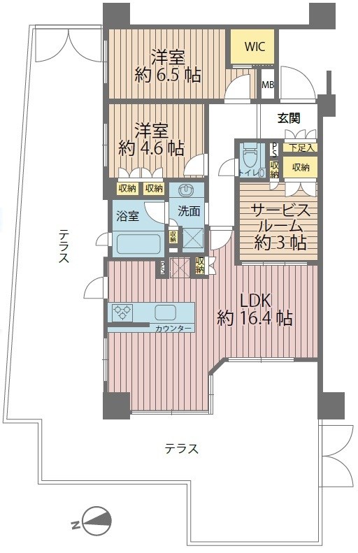 ヴィークコート市谷加賀町 間取り