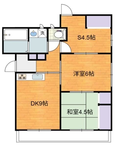東京都世田谷区南烏山３丁目 間取り
