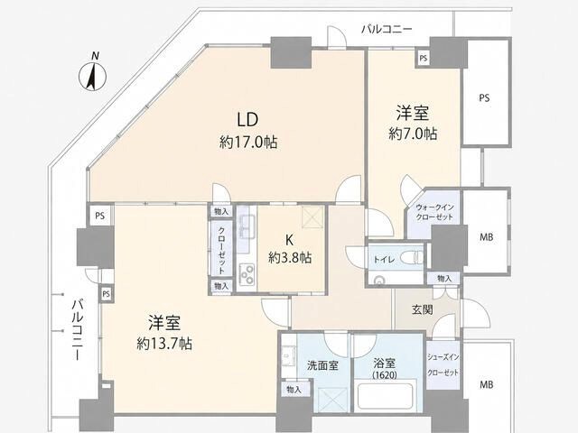 勝どきビュータワー 間取り