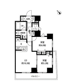 ルクレ日本橋馬喰町 間取り