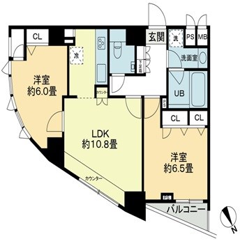 クロスレジデンス蒲田 間取り