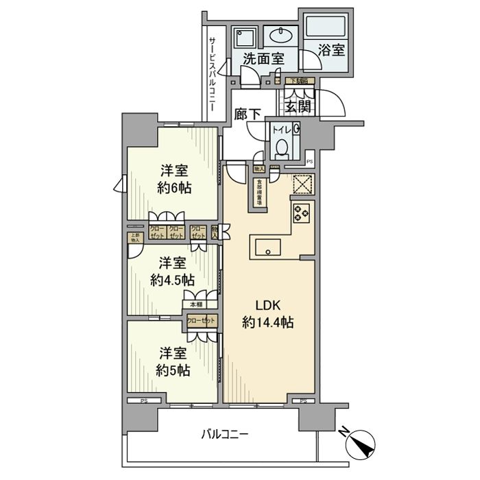 クレヴィア文京根津 間取り