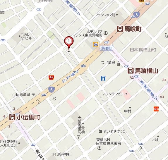 コンフォリア日本橋 地図（共通）