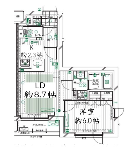 レガリス明大前 間取り