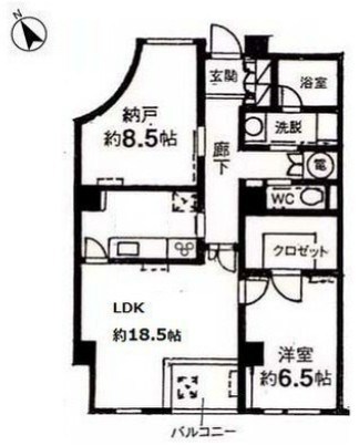 カステーオ目黒原町 間取り