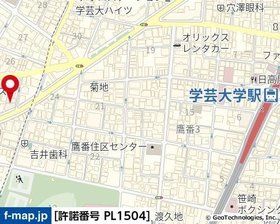 東京都世田谷区下馬６丁目 地図（共通）