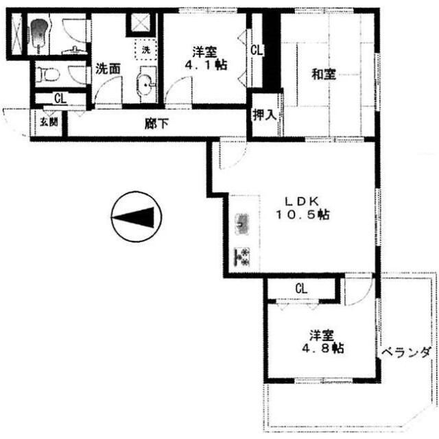 ハイリッジ上野毛 間取り