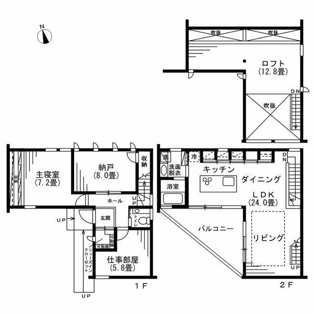 三鷹市井の頭3丁目戸建 間取り