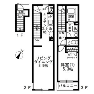 サンハイツもえぎ 間取り