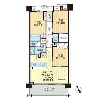 ザ・調布テラス 間取り