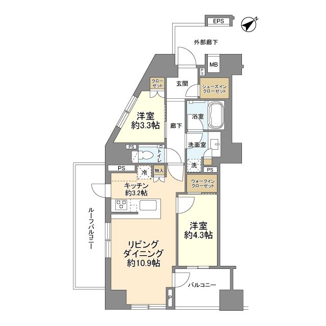 ブランズ武蔵小山 間取り