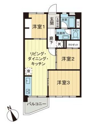 東陽町住宅 間取り