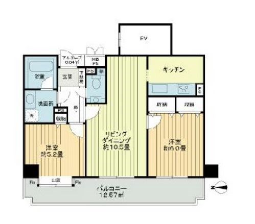 ライオンズガーデン三鷹第2 間取り