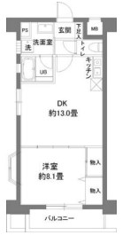 カスタリア新宿7丁目 間取り